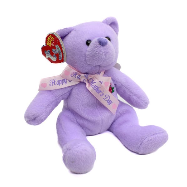 Ty Beanie Baby 2.0 LOVE TO MOM Bear Mother's Day 2007 Retired. Collection. Gift/Present Idea.