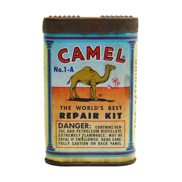 Vintage 1962 Camel "The World's Best Repair Kit" No. 1-A Egan Manufacturing Co. Father's Day. Birthday. Christmas. Gift Idea. Collectible.