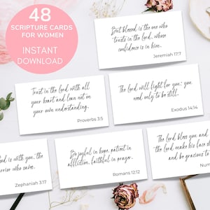 Cartões com versículos bíblicos para mulheres, etiquetas para presentes cristãos, cartões com as escrituras, citações inspiradoras, versículos bíblicos para imprimir, encartes para diário de fé