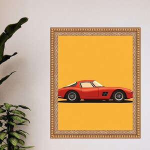 Cartaz de carro minimalista |    Cartaz decorativo |    Cartaz minimalista |    Decoração de parede |    Cartaz decorativo