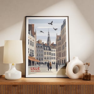 Lille poster | France | Poster | Wall decor | Decorative poster