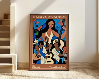 ピカソ 3人の音楽家 ピカソ 「三人の音楽家」の購入なら絵画販売のアートギャラリー