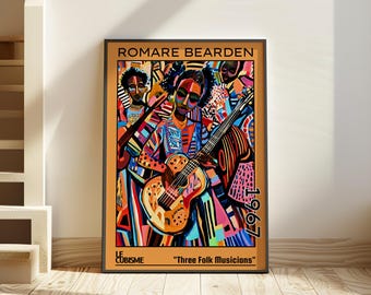 ピアノレッスン 1983 – ロマーレ・ベアデン風コラージュプリント