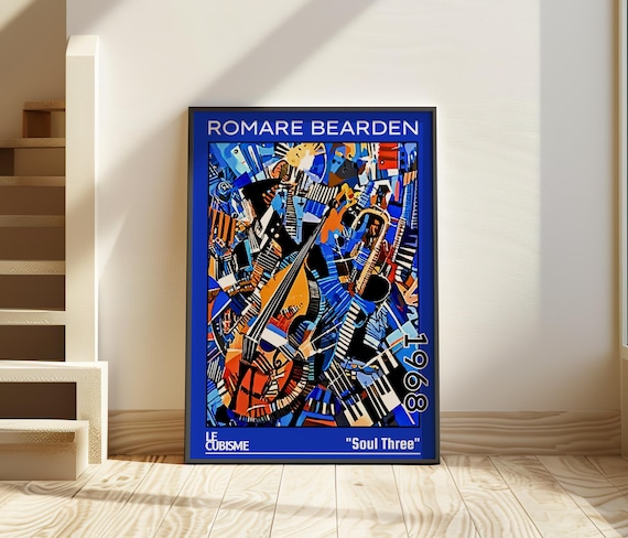 Soul Three 1968 - Romare Bearden Inspired Jazz Collage Print