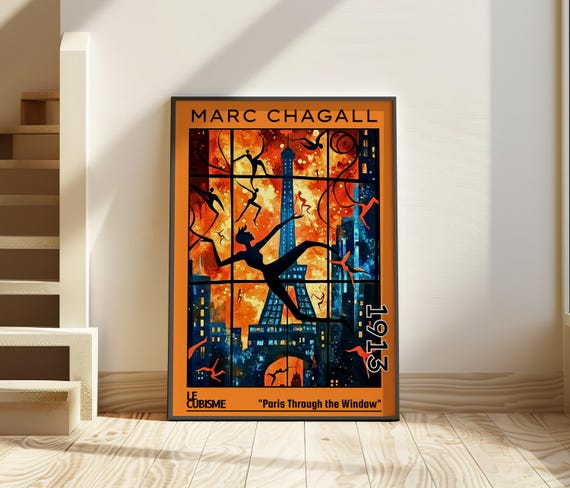 Marc Chagall リトグラフ PARIS　ポスター Marc Chagall リトグラフ PARIS ポスター Marc Chagall, The Magician
