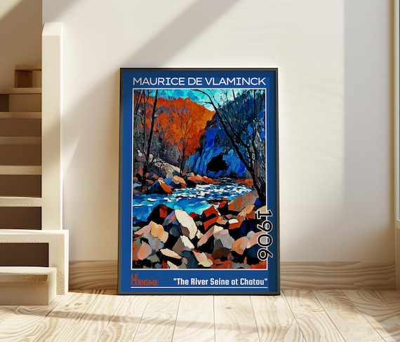 The River Seine at Chatou 1906 – Maurice De Vlaminck Print