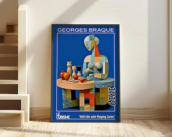 Still Life With Playing Cards 1919 – Georges Braque Print / Poster