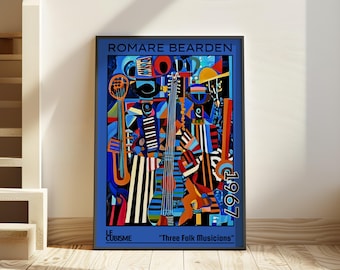 ピアノレッスン 1983 – ロマーレ・ベアデン風コラージュプリント