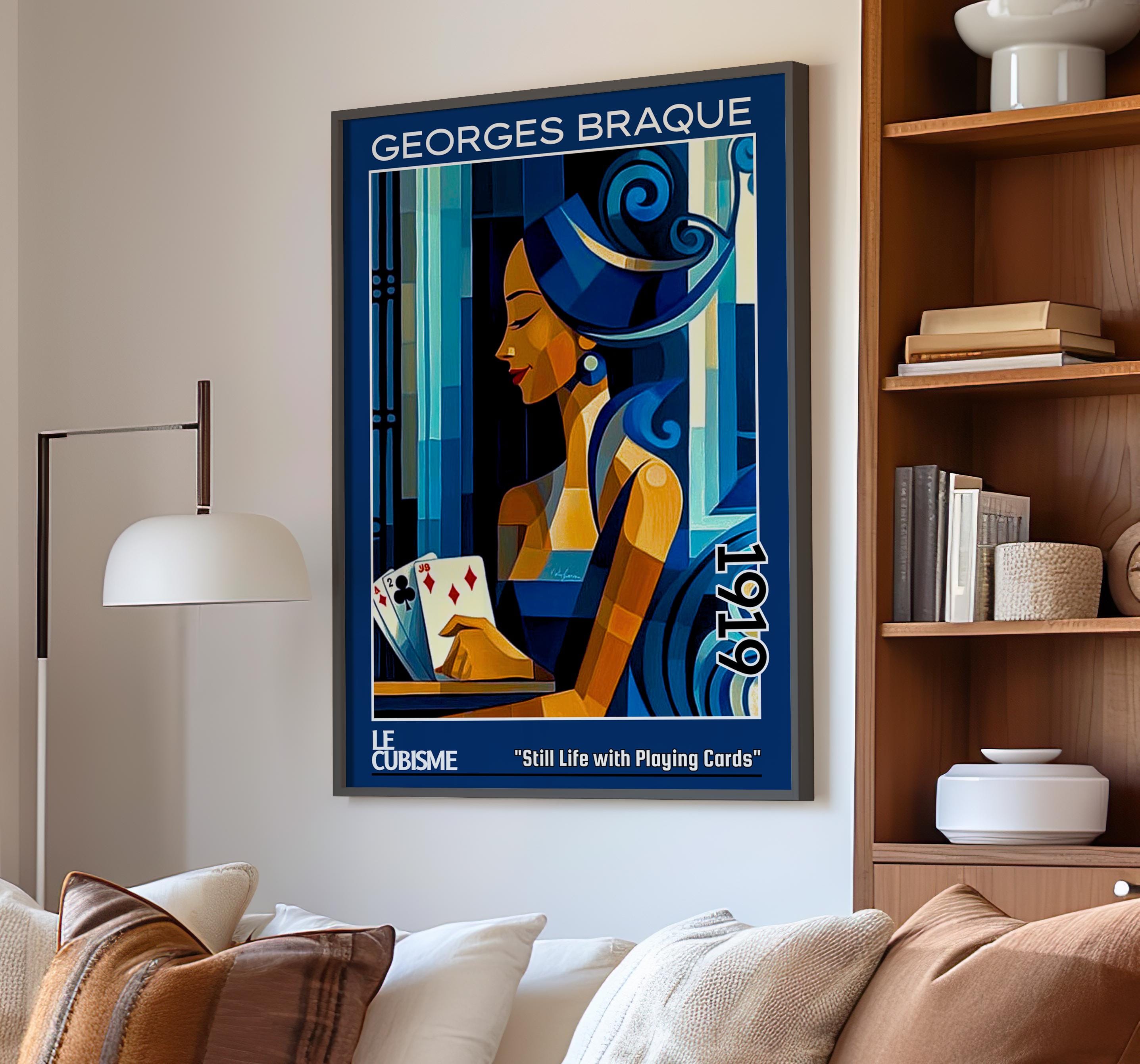 Still Life With Playing Cards 1919 – Georges Braque Print / Poster
