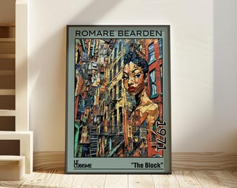 ピアノレッスン 1983 – ロマーレ・ベアデン風コラージュプリント