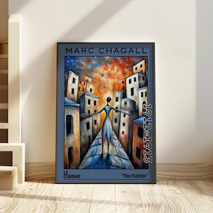 バイオリン奏者 リトグラフ サイン入り Marc chagall fiddler - Etsy 日本