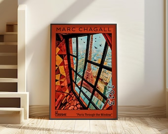 Paris Through the Window 1913 – Marc Chagall Print / Poster