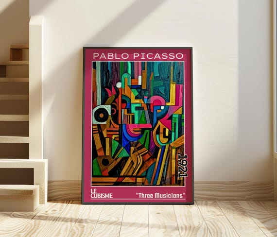 キュビズム 音楽家のアート作品 有名な画家の絵】パブロ・ピカソ/キュビズムを創始した「20世紀
