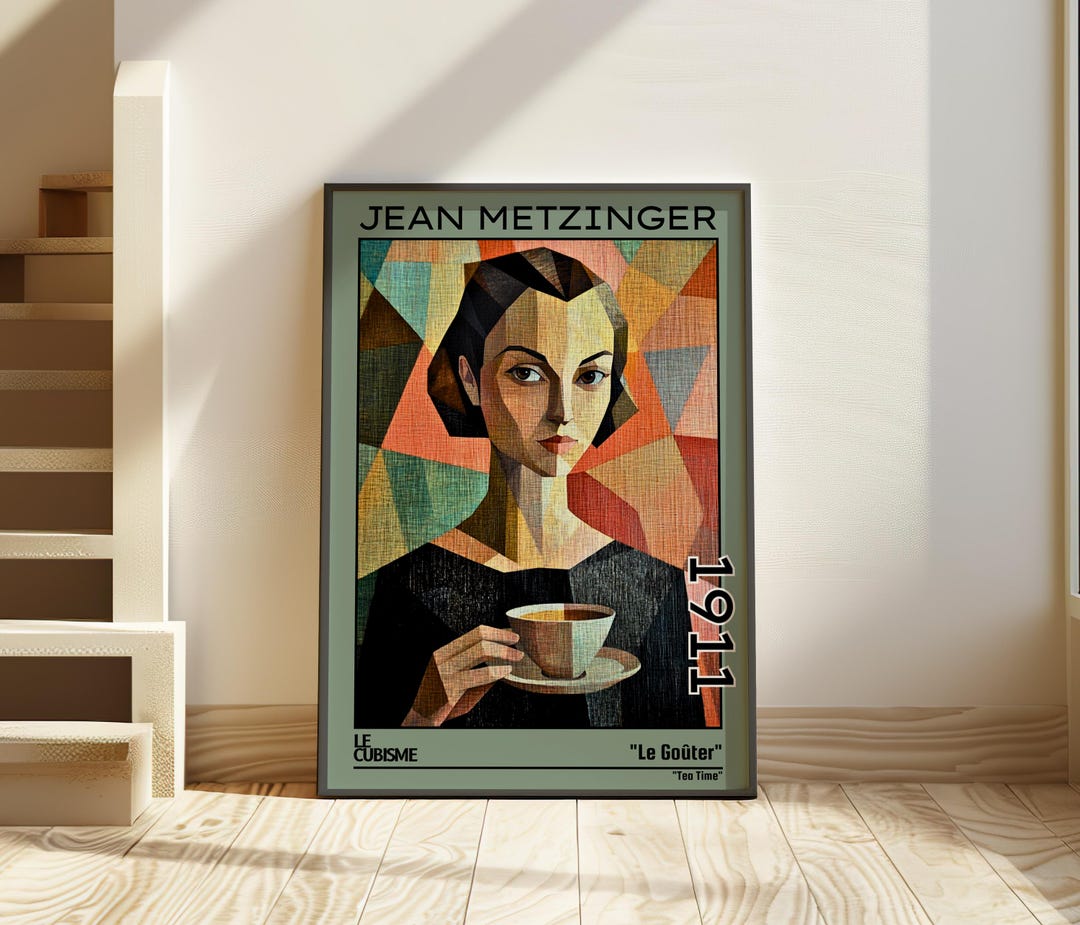 Jean Metzinger Cubist Portrait Print Le Go ter Tea Time Etsy jean-metzinger-cubist-portrait-print-le-go-ter-tea-time-etsy