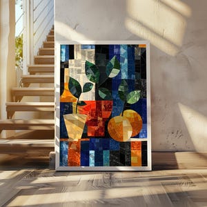 Juan Gris Art Poster - Cubist Art Print - Cubism Inspired - Geometric Artwork, Modern Art Poster - Art Decor - Wall decor - Abstract