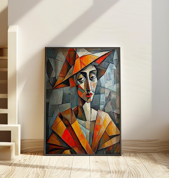 Pablo Picasso-inspired Art Poster - Abstract Cubism Print