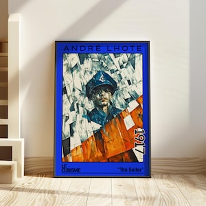 The Sailor 1917 – André Lhote print / poster – Cubist nautical portrait, French modern artwork, geometric sailor figure, coastal avant-garde