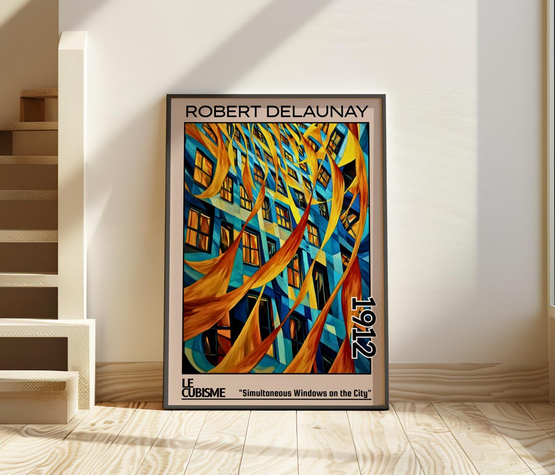 Simultaneous Windows 1912 - Robert Delaunay Print / Poster - Orphism ...