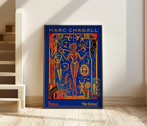 The Circus 1967 – Marc Chagall Print / Poster – Surrealist Circus