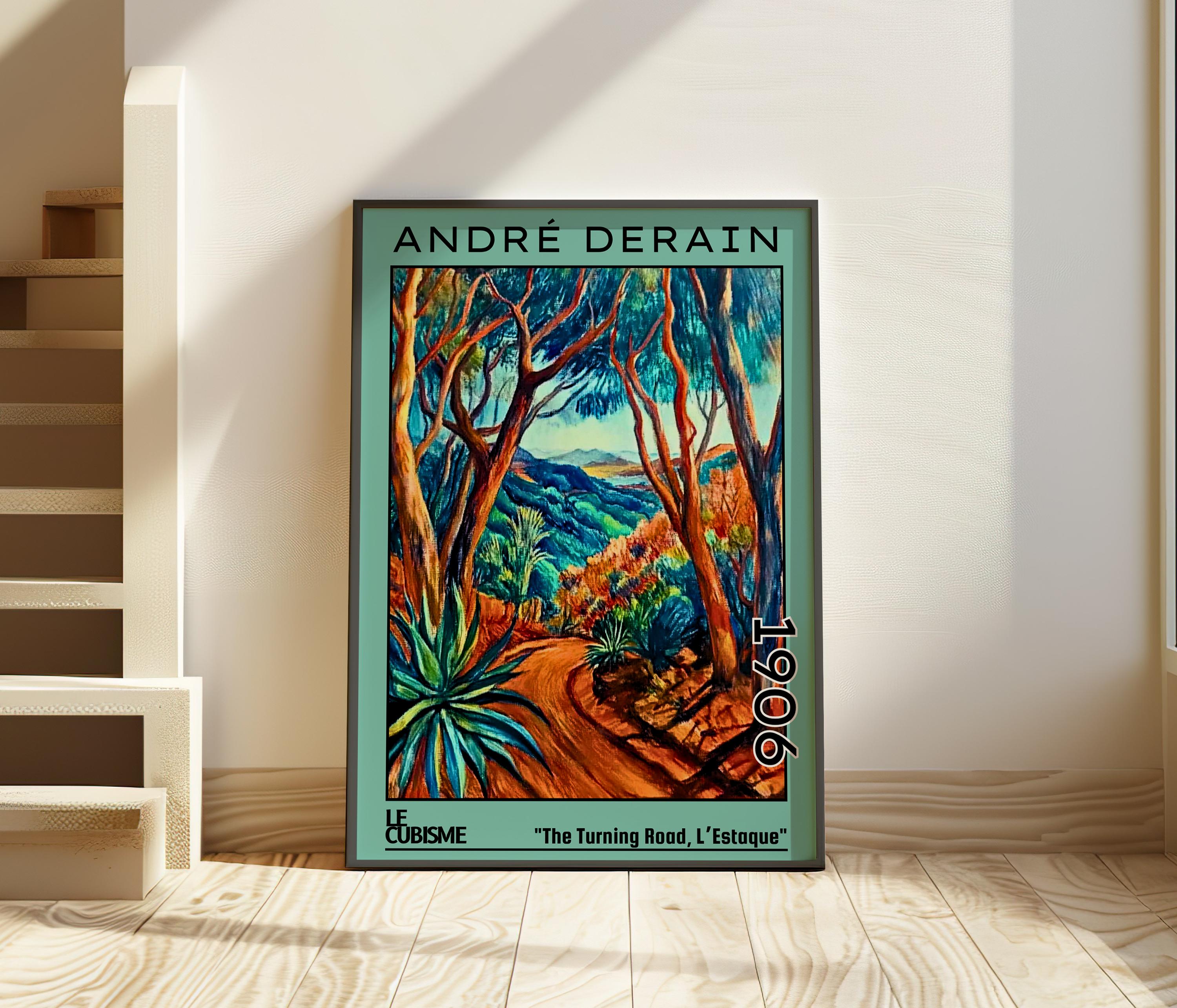 The Turning Road、L'Estaque 1906 – アンドレ・ドランにインスピ