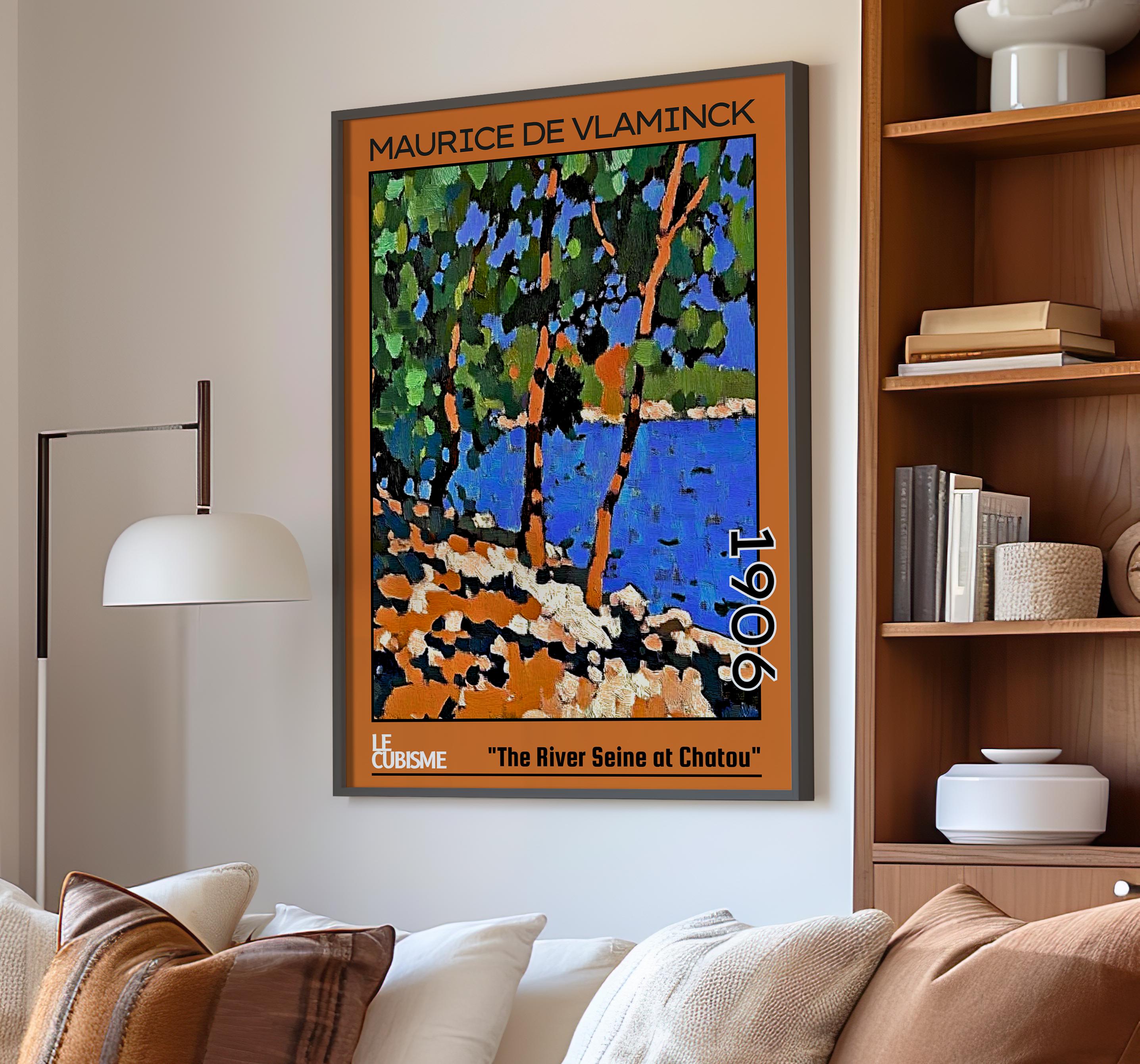 The River Seine at Chatou 1906 – Maurice De Vlaminck Print