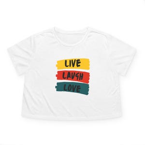 Women&#39;s Flowy Cropped Tee