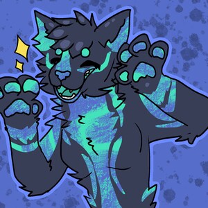 Furry Halfbody Art Commission