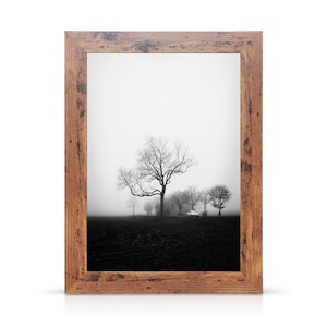 A1 A2 A3 A4 Picture Frame Rustic Walnut Photo Frames Maxi Poster And Graduation Frames