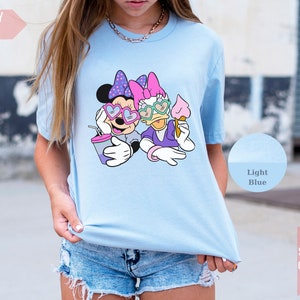 Disney Minnie and Daisy Friendship Shirt - Classic Cartoon Style Tee for Best Friends, Matching Minnie and Daisy Disney Girls Shirts