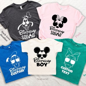 Disney Birthday Boy Shirt, Birthday Shirt For Kids, Disney Matching Birthday Shirts, Toddler Birthday Tee, Mickey Shirt, Birthday Shirts