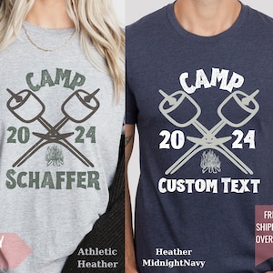 Custom Family Camping Squad Shirts - Personalize Your Adventure - Matching Outdoor Adventure Tees