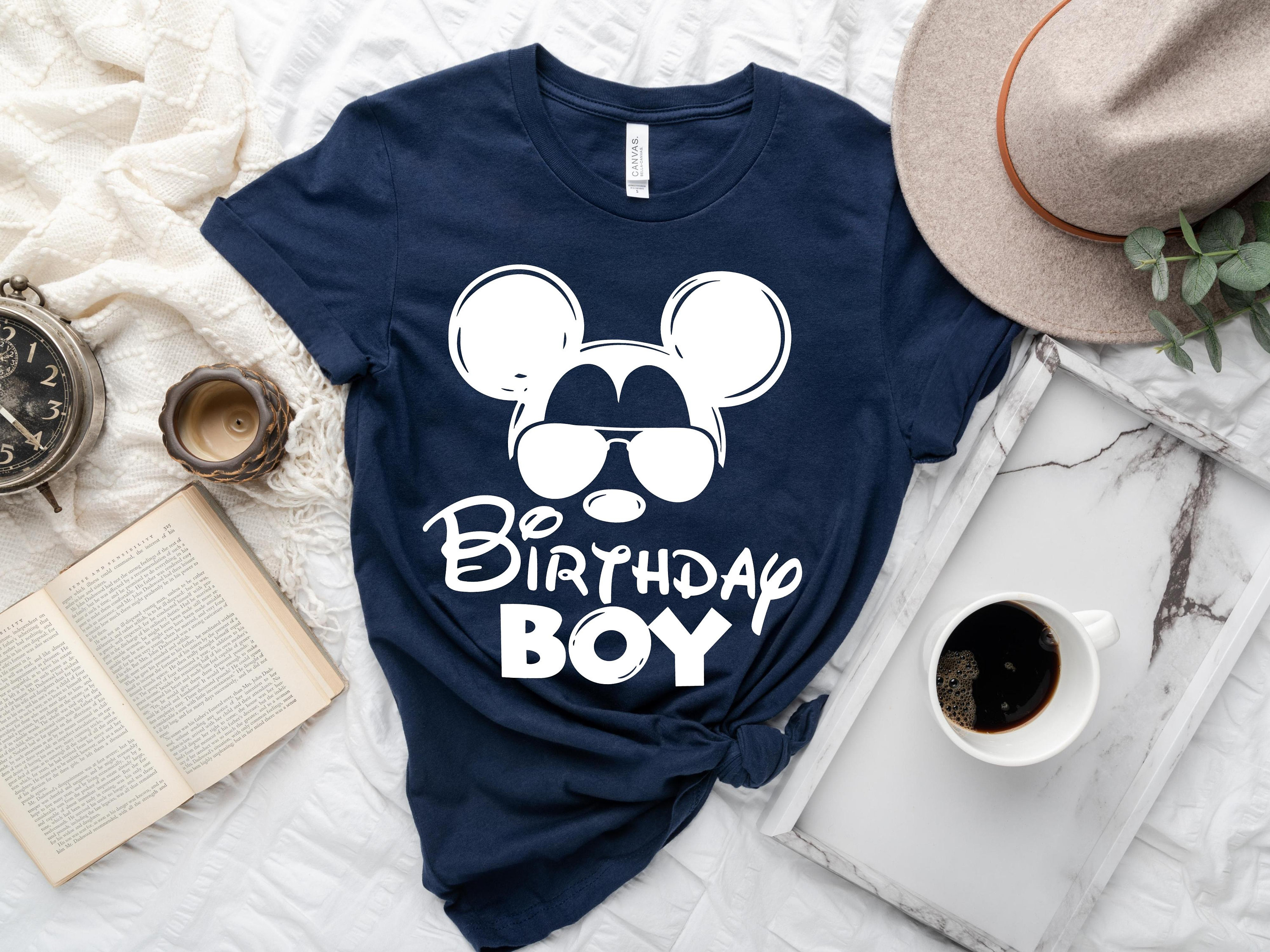 Disney Birthday Boy Shirt Birthday Shirt Disney Birthday Etsy