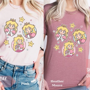 Super Mario Princess Peach Graphic Shirt, Super Mario Shirt,  Princess Peach Graphic Shirt, Disney Girls Trip Tee, Toddler Shirt for Disney