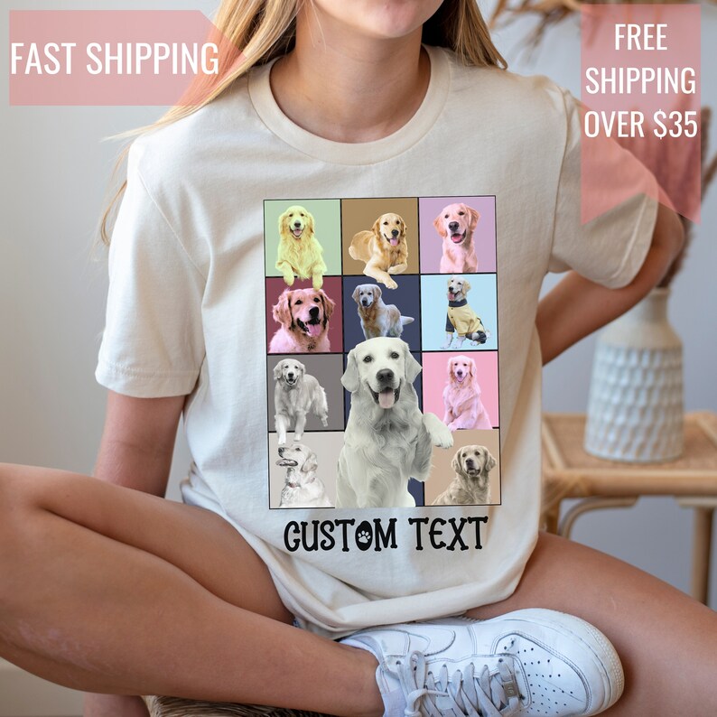 Personalized Pet Portraits on a Shirt or Sweatshirt Custom Dog and Cat