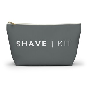 Borsa da viaggio per kit da barba per uomo e donna / Borsa da toeletta per rasoi, articoli da toeletta dopobarba / Organizer compatto per la rasatura per viaggio e palestra
