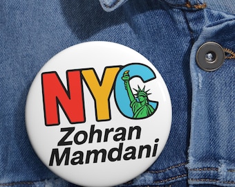 NYC Zoohran Mamdani Knopf | Aktivistin Pin