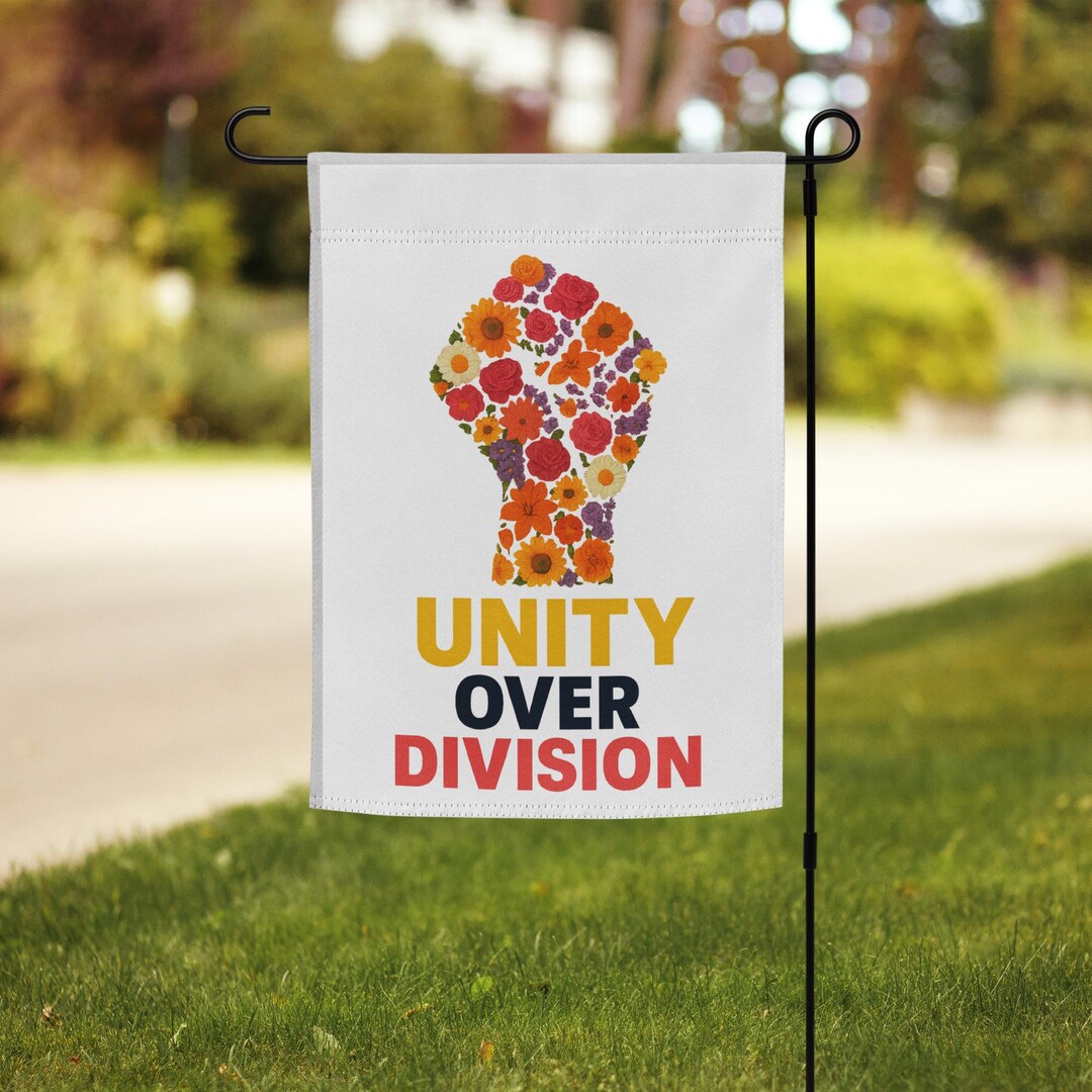 Unity Over Division Garden Flag – Patriotic Yard Sign, Political ...