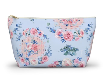 floral Accessory Pouch, floral makeup bag, travel bag, Closer Purpose