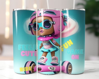 Game on hoverboard PNG design sublimation Tumbler Wrap Template 20oz Skinny Tumbler Sublimation Designs for Straight/Tapered Tumbler PNG