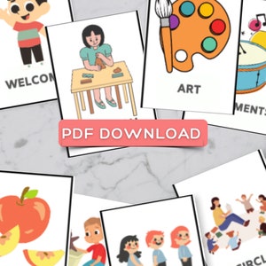 Classroom Routine Cards Daycare / Preschool / Kindergarten / Autism ...