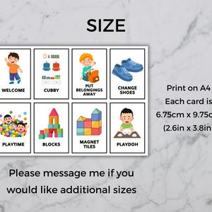 Classroom Routine Cards - Daycare / Preschool / Kindergarten / Autism ...