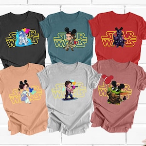 Disney Star Wars Shirt, Star Wars Family Matching Shirt, Star Wars Custom Shirt, Star Wars Birthday Party Shirt, Star Wars  Matching shirt