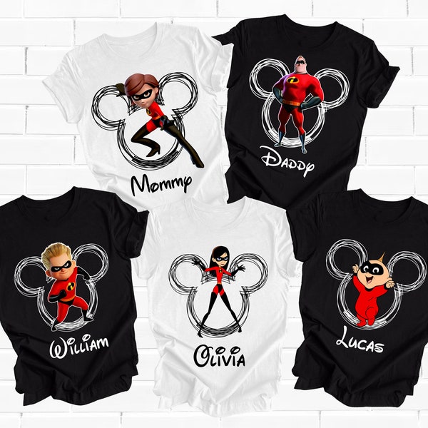 The Incredibles Shirt, Disney Incredibles Shirt, Disney Family Matching Shirt, Mr Incredible, Disney Trip Shirt, Family Disneyworld Shirt