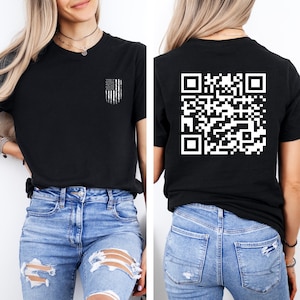 Viral Trump Dance YMCA QR Code T-shirt Trump Dance QR Shirt, Funny Trump Dance Prank Shirt, Trump Lover Gift, President Trump Dancing Shirt