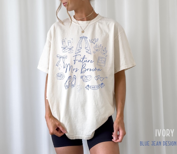 Future Mrs Shirt Custom Engagement Shirt Personalized Bride Shirt Engagement Gift For Anniversary Wifey Shirt Newly Engaged Gift