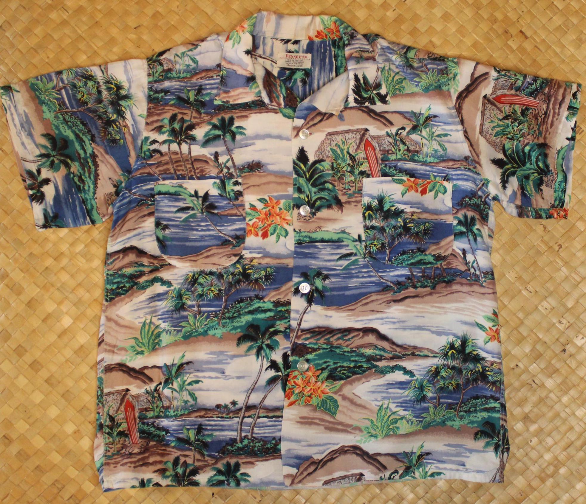 Penney's Aloha Shirt - Etsy