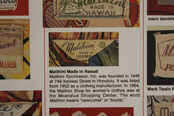 Vintage 1950's Malihini aloha shirt - refined flo… - image 8