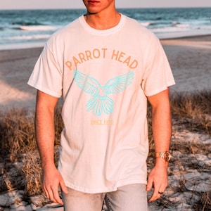 Margaritaville tshirt vintage, Parrot head shirt, Jimmy Buffet tshirt, Retro style tee, Cute top, Beer shirt, Drinking shirt, Tropical shirt