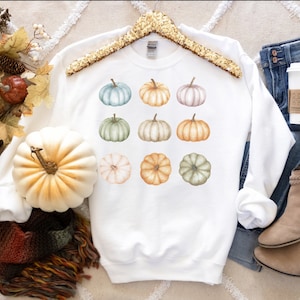 Thanksgiving pumpkin fall sweater , Women&#39;s fall sweatshirt, Thankful shirt, Pumpkin spice shirt, Pumpkin sweatshirt, Unique sweater for mom