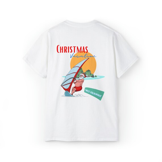 Mele Kalikimaka Hawaiian Christmas Surfing Santa Funny Gift T-Shirt Mele Kalikimaka Hawaiian Christmas Surfing Santa Funny Gift T-Shirt